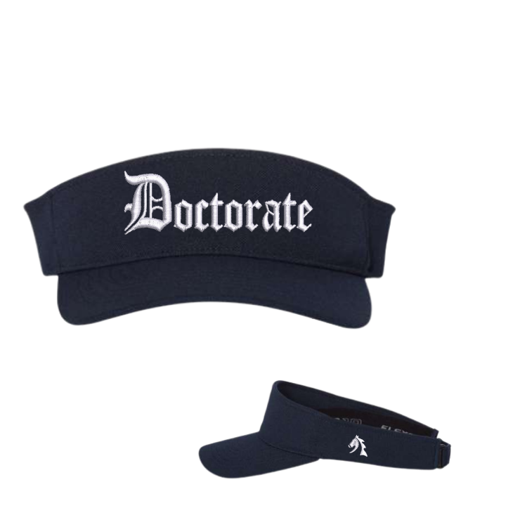 Doctorate - Embroidered Sports Visor