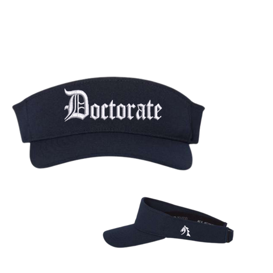 Doctorate - Embroidered Sports Visor