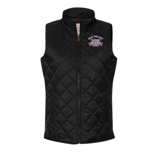 Seize the Grey Pennsylvania Derby Collection Women's Quilted Vest