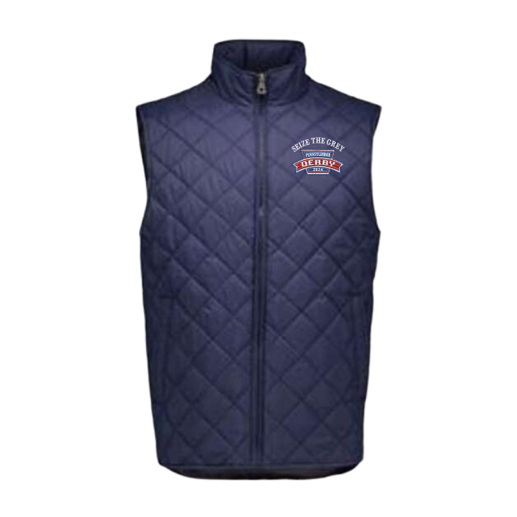 Seize the Grey Pennsylvania Derby Collection Men's Quilted Vest