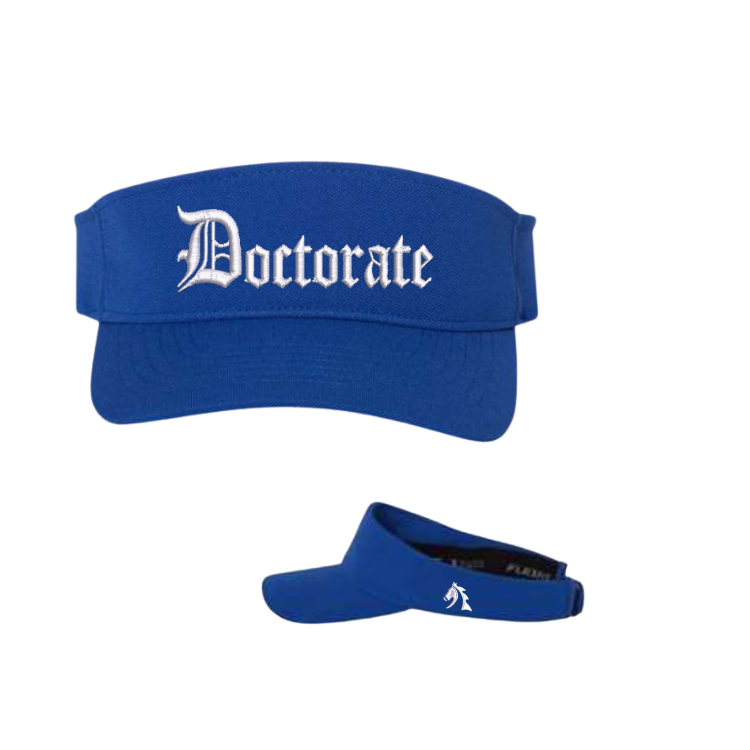 Doctorate - Embroidered Sports Visor