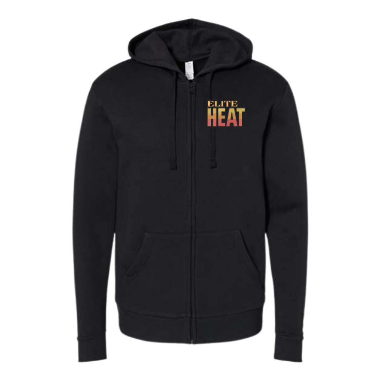 Elite Heat Unisex Fleece Zip Hoodie