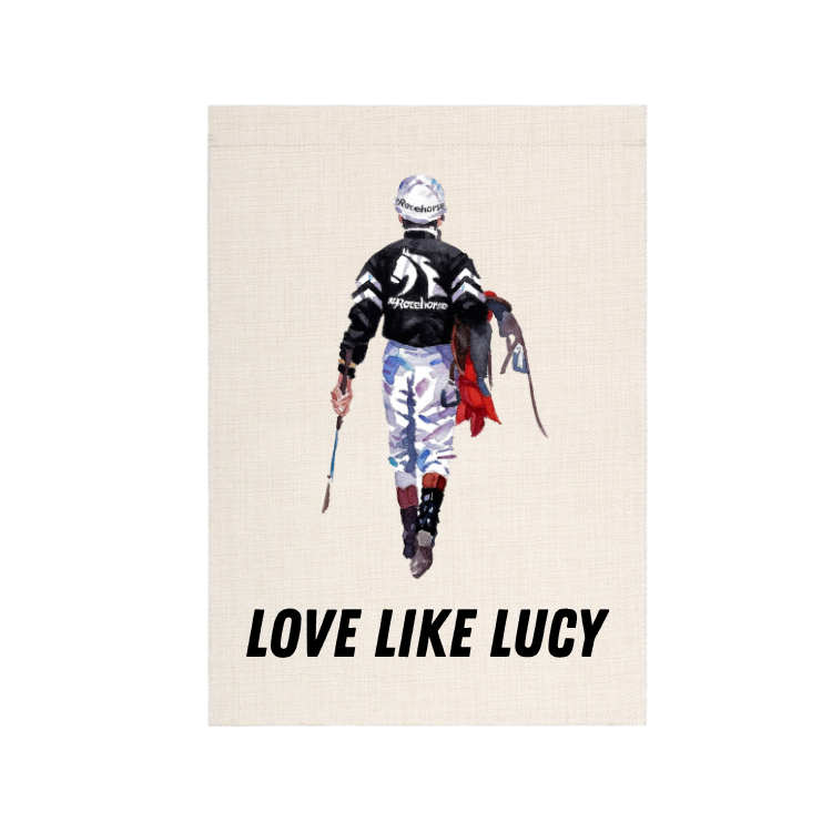 Love Like Lucy Garden Flag