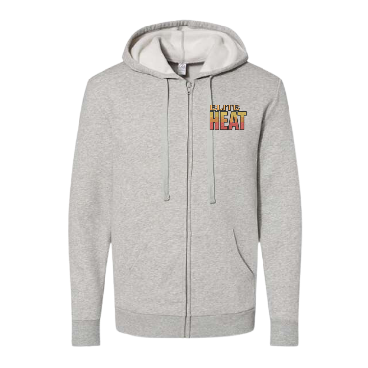 Elite Heat Unisex Fleece Zip Hoodie