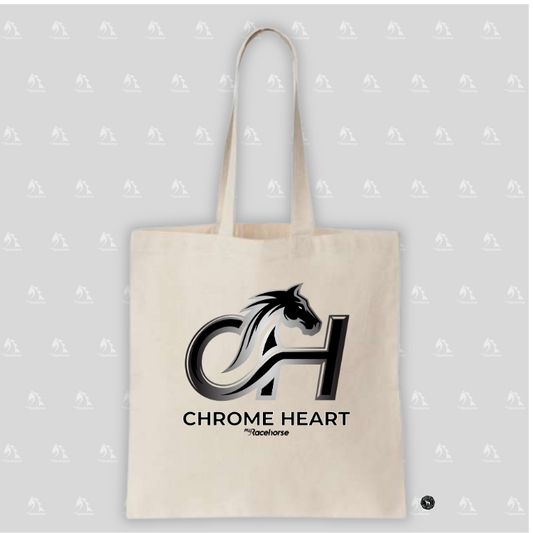 Chrome Heart Canvas Tote Bag