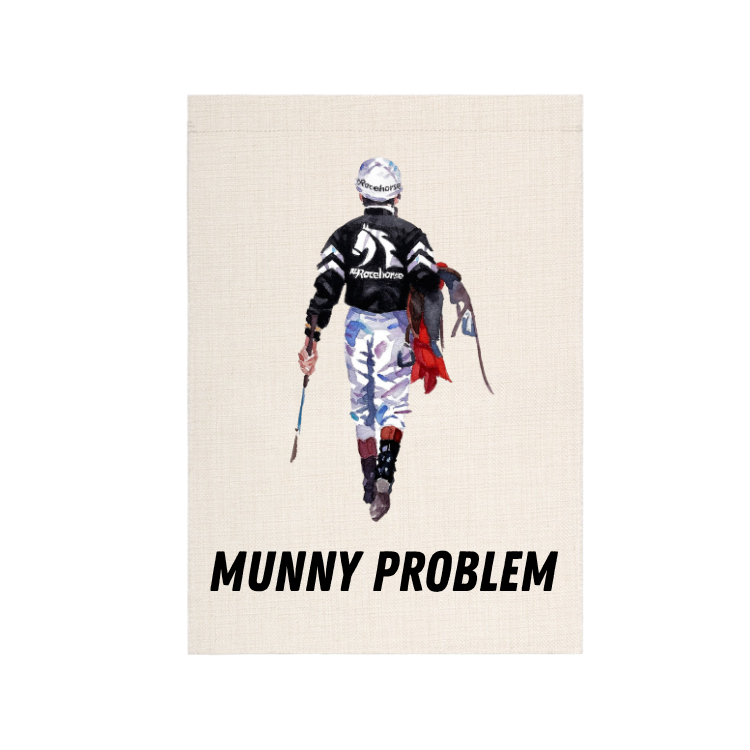 Munny Problem Garden Flag