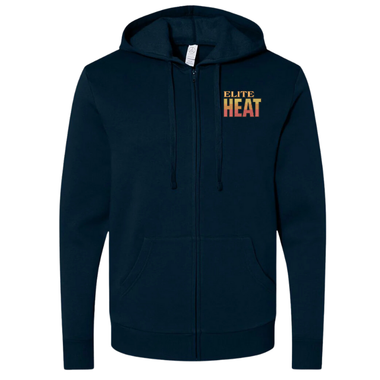 Elite Heat Unisex Fleece Zip Hoodie