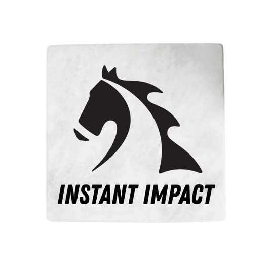 Instant Impact Marble Coaster W/ Cork Back