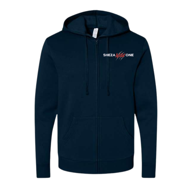 Shezawildone Unisex Fleece Zip Hoodie