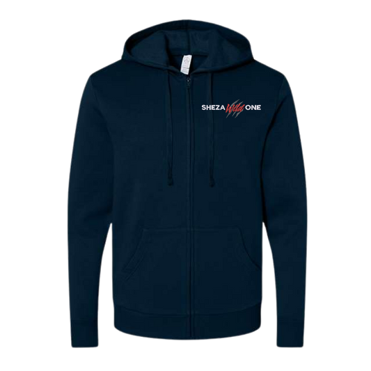 Shezawildone Unisex Fleece Zip Hoodie