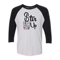 Load image into Gallery viewer, Stir it Up Unisex 3/4 Sleeve Raglan T-Shirt
