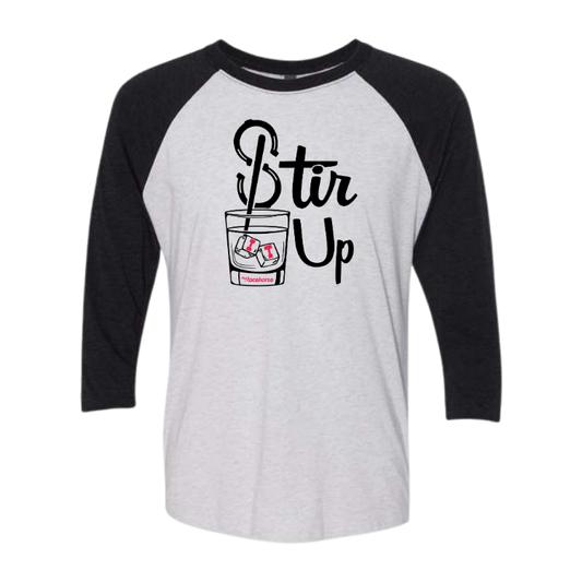 Stir it Up Unisex 3/4 Sleeve Raglan T-Shirt