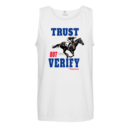 Trust but Verify Unisex - Comfort Colors Heavy Weight Tank