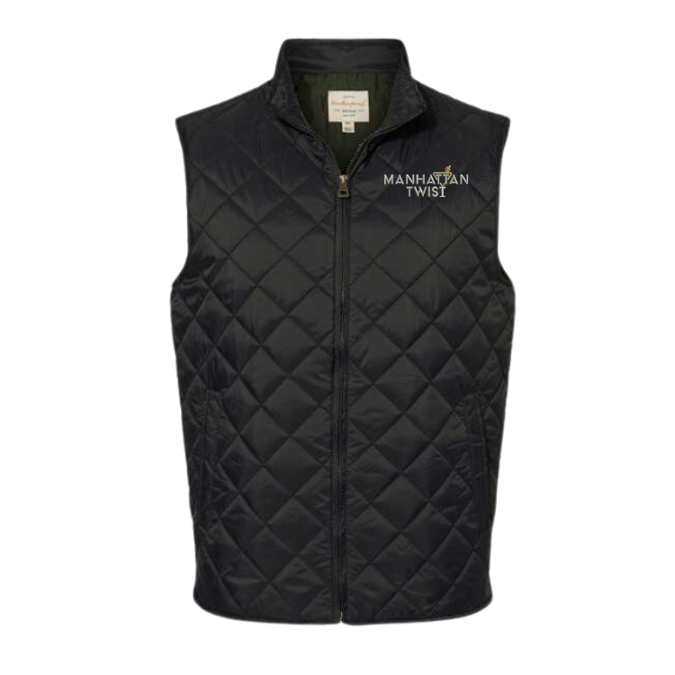 25% Off - Manhattan Twist Men's Quilted Vest