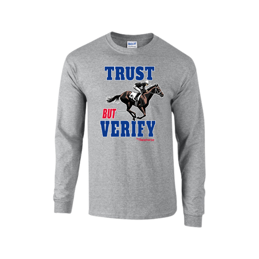 Trust but Verify Men's Long Sleeve T-Shirt