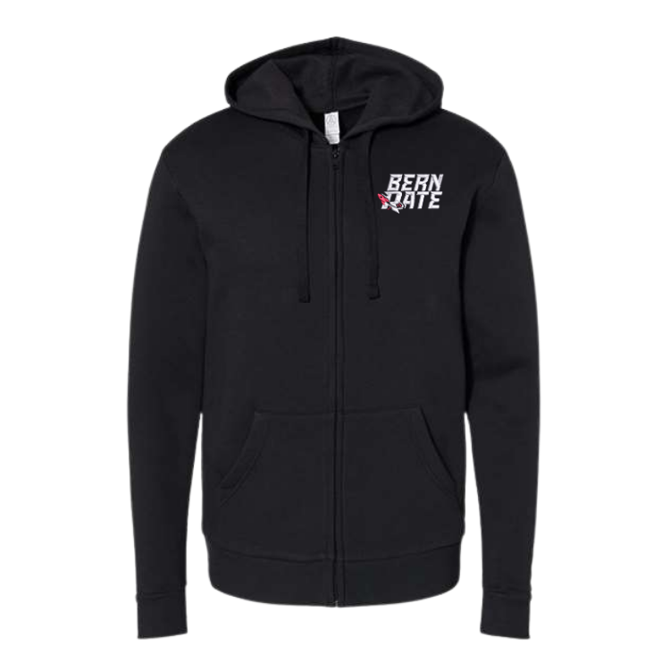 Bern Rate Unisex Fleece Zip Hoodie