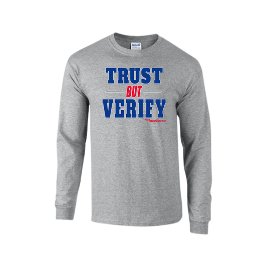 Trust but Verify Men's Long Sleeve T-Shirt