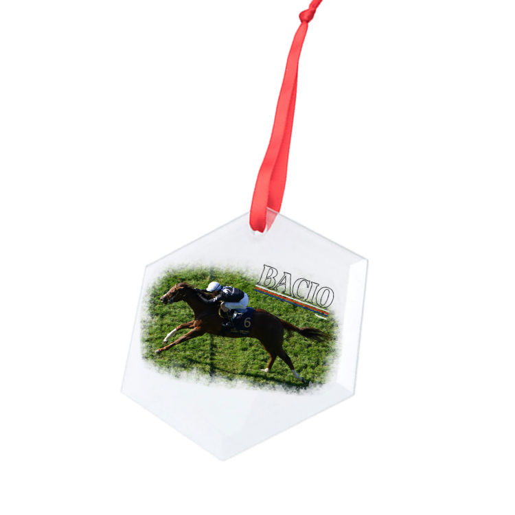 Bacio Palace of Holyroodhouse Hexagonal Glass Ornament