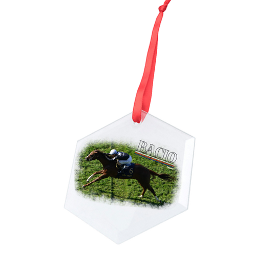Bacio Palace of Holyroodhouse Hexagonal Glass Ornament
