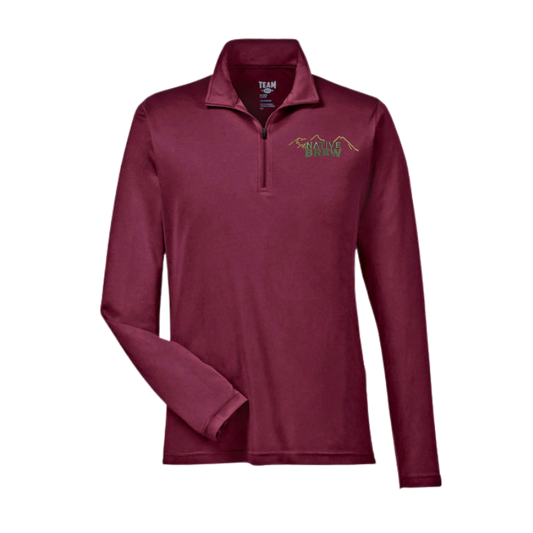 Native Brew Unisex Light Weight 3/4 Zip Pullover