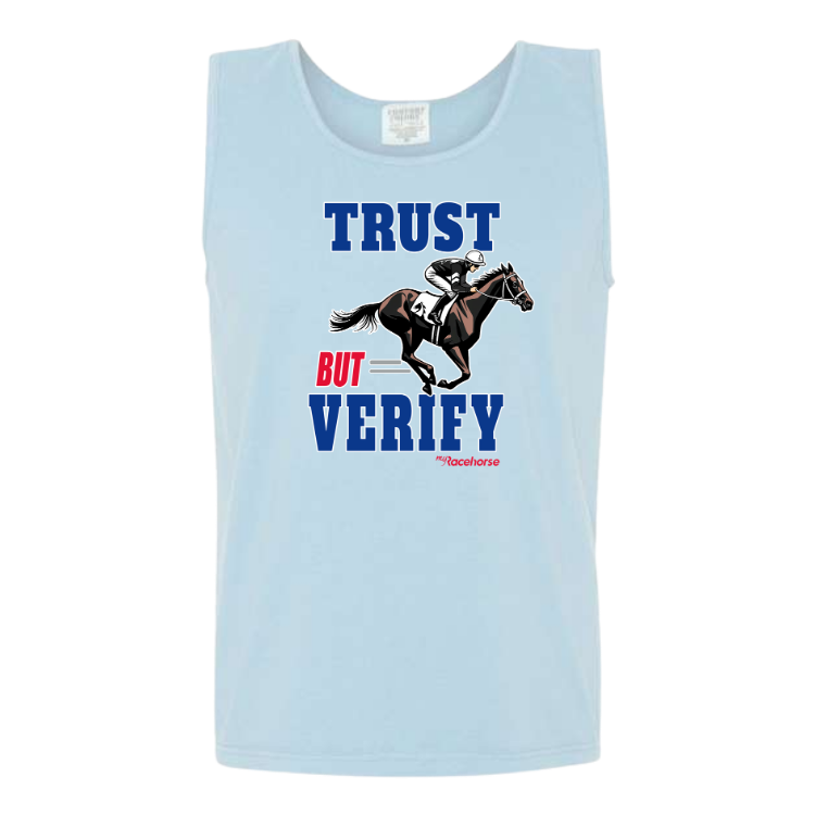Trust but Verify Unisex - Comfort Colors Heavy Weight Tank