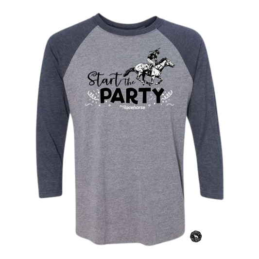 Start the Party Unisex 3/4 Sleeve Raglan T-Shirt