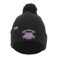 Load image into Gallery viewer, Seize the Grey Pennsylvania Derby Collection Beanie with Pom-Pom
