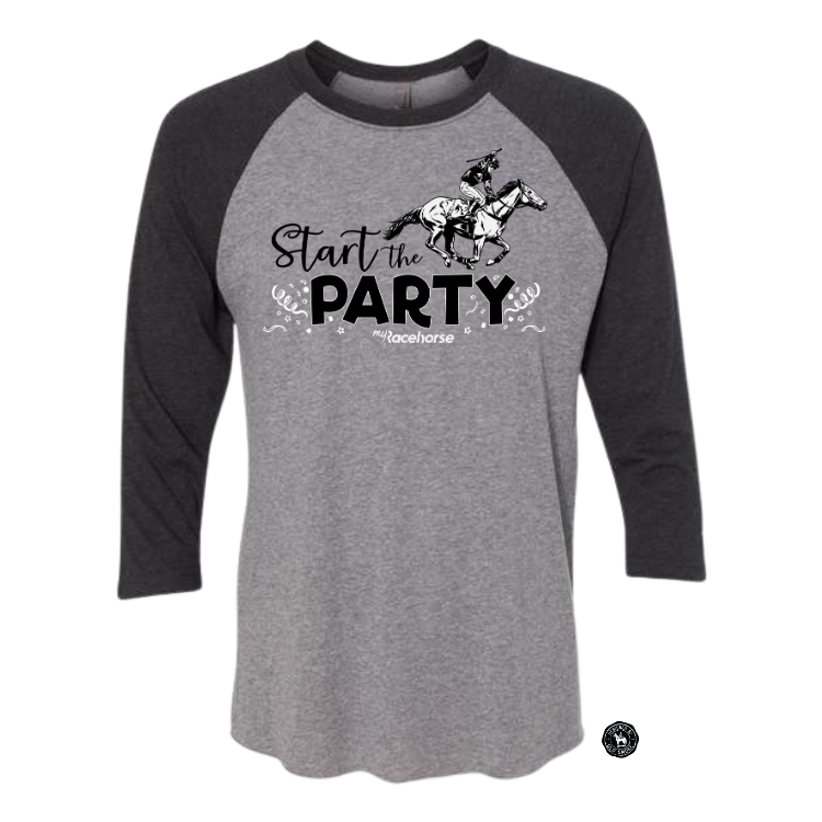 Start the Party Unisex 3/4 Sleeve Raglan T-Shirt