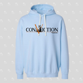 Load image into Gallery viewer, Conviction - Comfort Colors Women's Relaxed Hooded Sweatshirt
