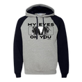 Load image into Gallery viewer, My Eyes On You Men's Raglan Hooded Sweatshirt
