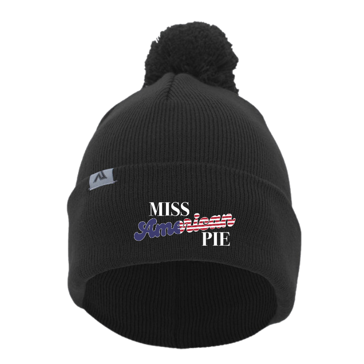 Miss American Pie Beanie with Pom-Pom