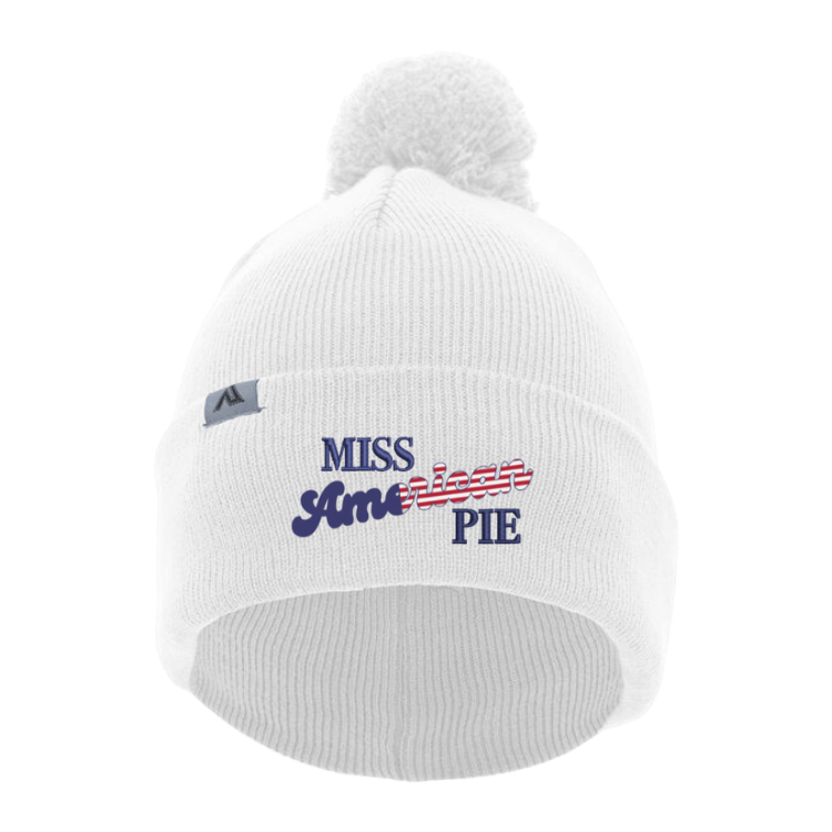 Miss American Pie Beanie with Pom-Pom