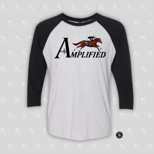 Amplified Unisex 3/4 Sleeve Raglan T-Shirt