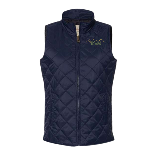 Native Brew Women's Quilted Vest