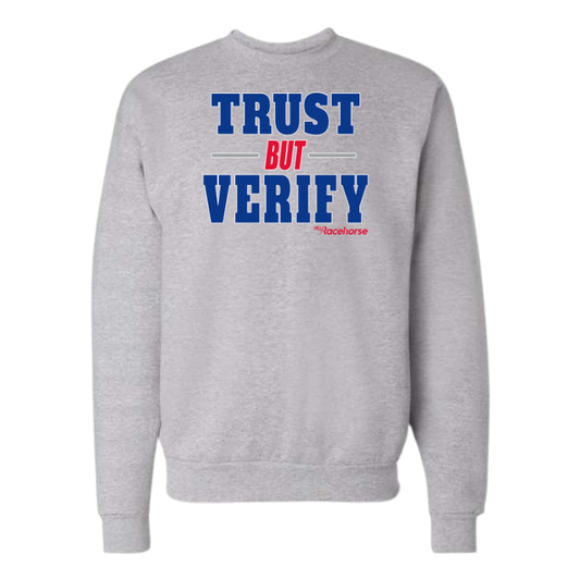 Trust but Verify Unisex Crewneck Sweater
