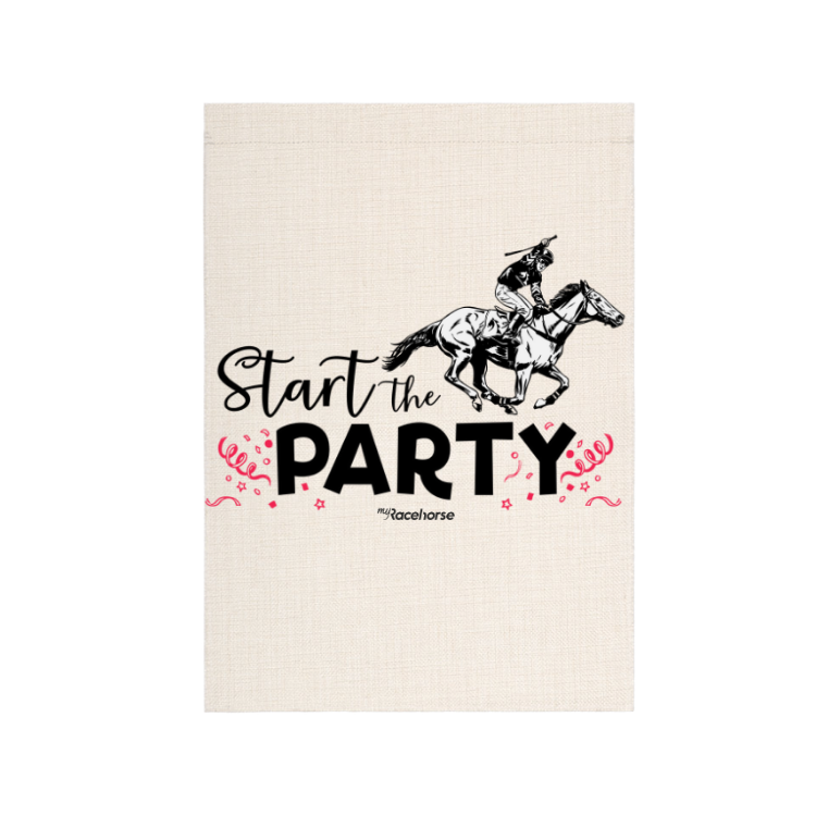 Start the Party Garden Flag