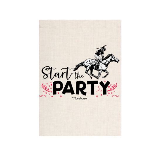 Start the Party Garden Flag