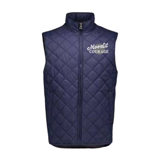 Moonlit Courage Men's Quilted Vest