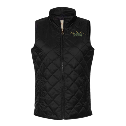 Native Brew Women's Quilted Vest