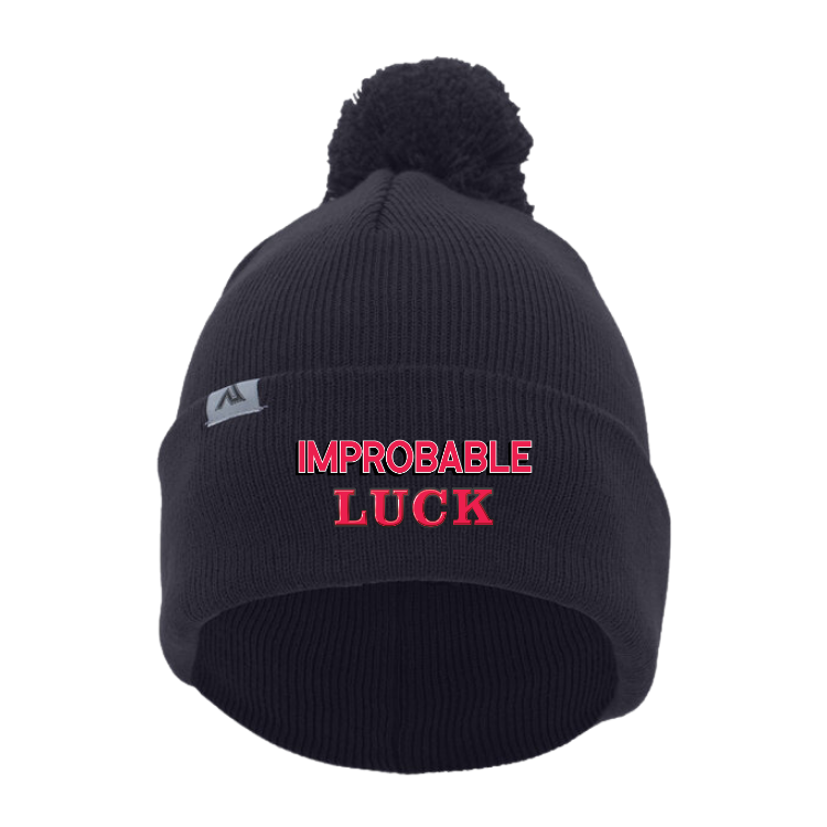 Improbable Luck Pom-Pom Beanie