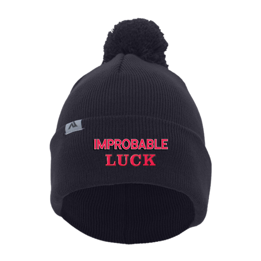 Improbable Luck Pom-Pom Beanie