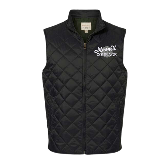 Moonlit Courage Men's Quilted Vest
