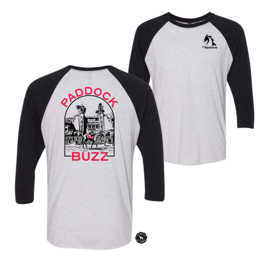 Paddock Buzz Unisex 3/4 Sleeve Raglan T-Shirt