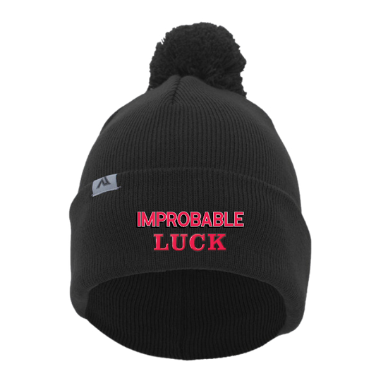 Improbable Luck Pom-Pom Beanie