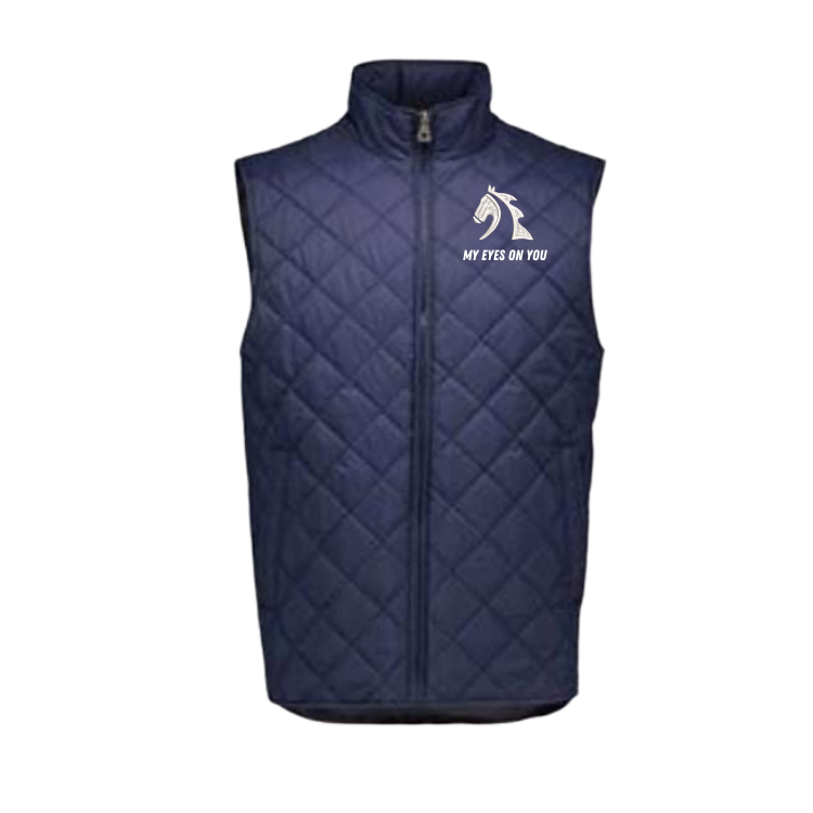 My Eyes On You Men's Quilted Vest