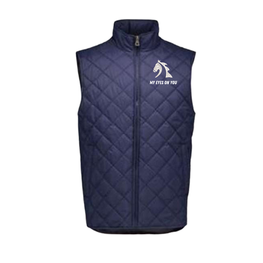 My Eyes On You Men's Quilted Vest