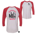 Load image into Gallery viewer, Paddock Buzz Unisex 3/4 Sleeve Raglan T-Shirt

