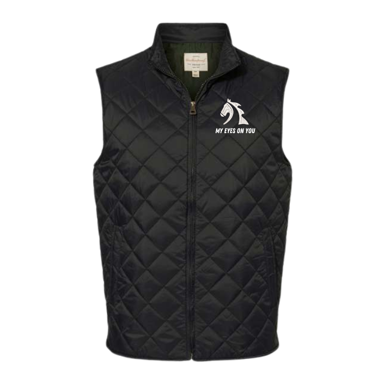 My Eyes On You Men's Quilted Vest