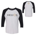 Load image into Gallery viewer, Helios Unisex 3/4 Sleeve Raglan T-Shirt
