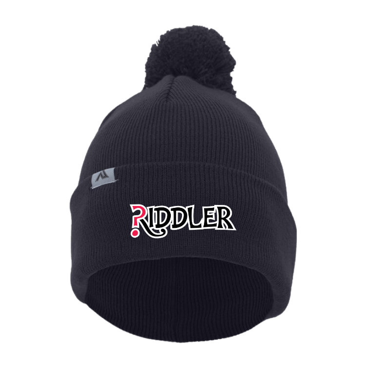 Riddler Beanie with Pom-Pom